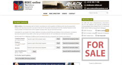 Desktop Screenshot of bdec-online.com